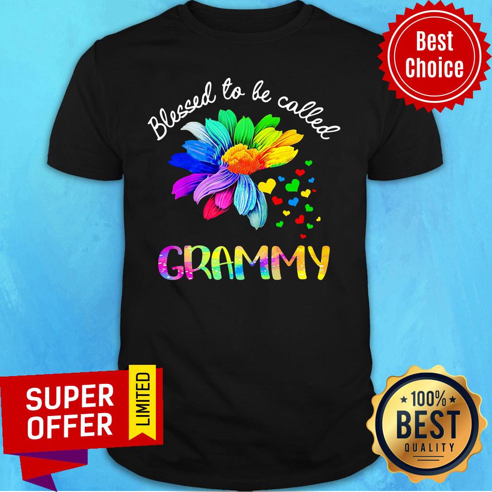 Daisy Flower Blessed To Be Called Grammy Shirt