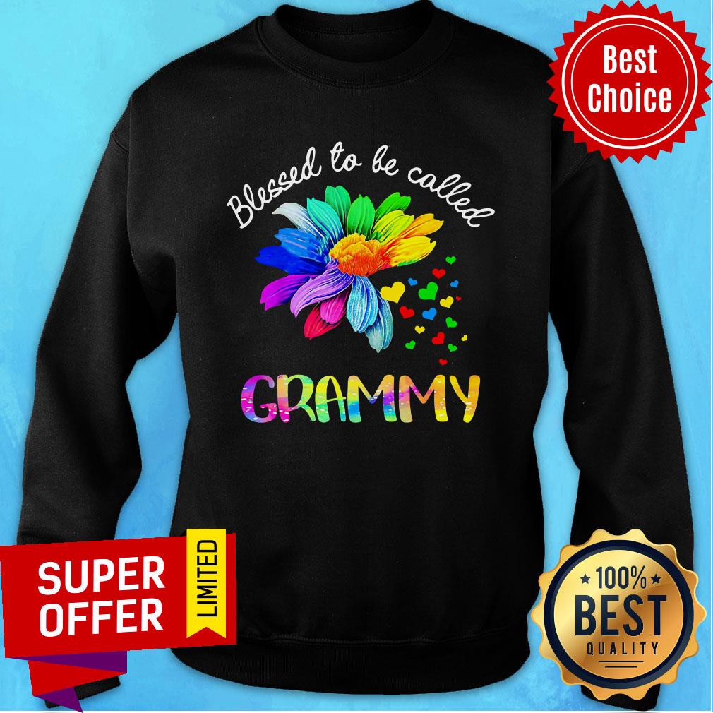 Daisy Flower Blessed To Be Called Grammy Shirt