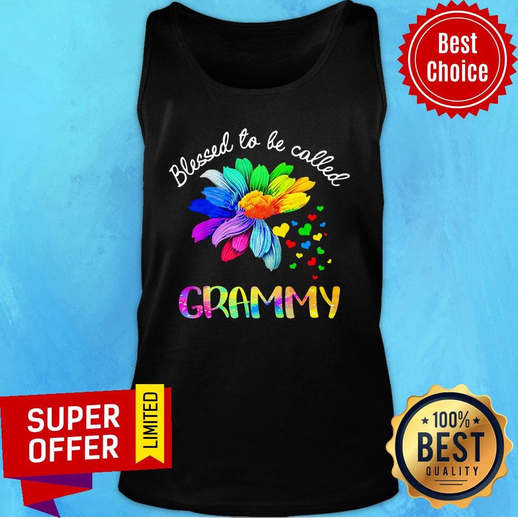 Daisy Flower Blessed To Be Called Grammy Shirt