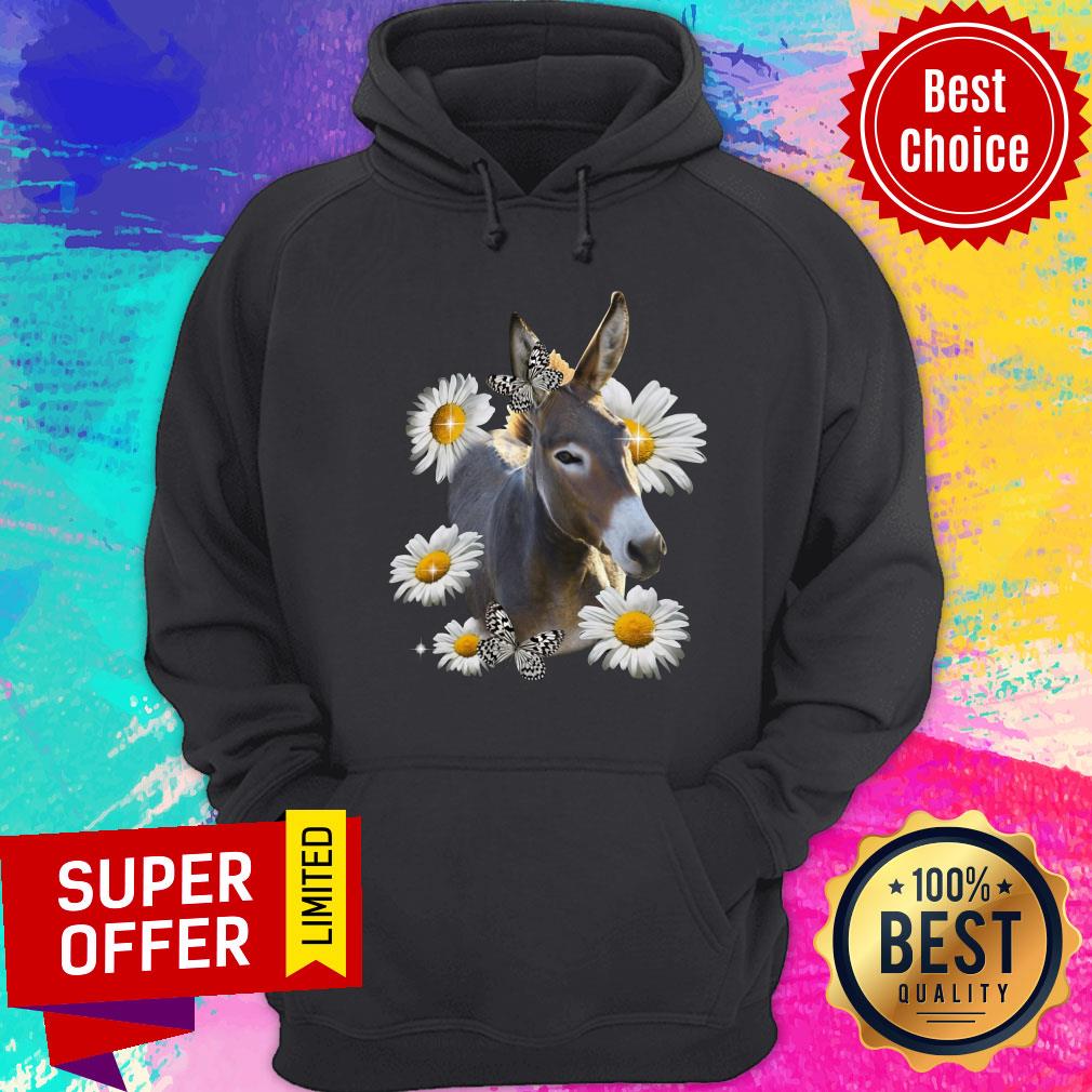 Daisy Flower Butterfly I Love Goat Shirt