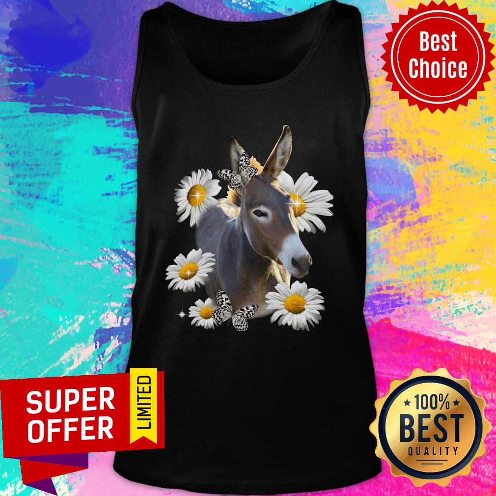 Daisy Flower Butterfly I Love Goat Shirt