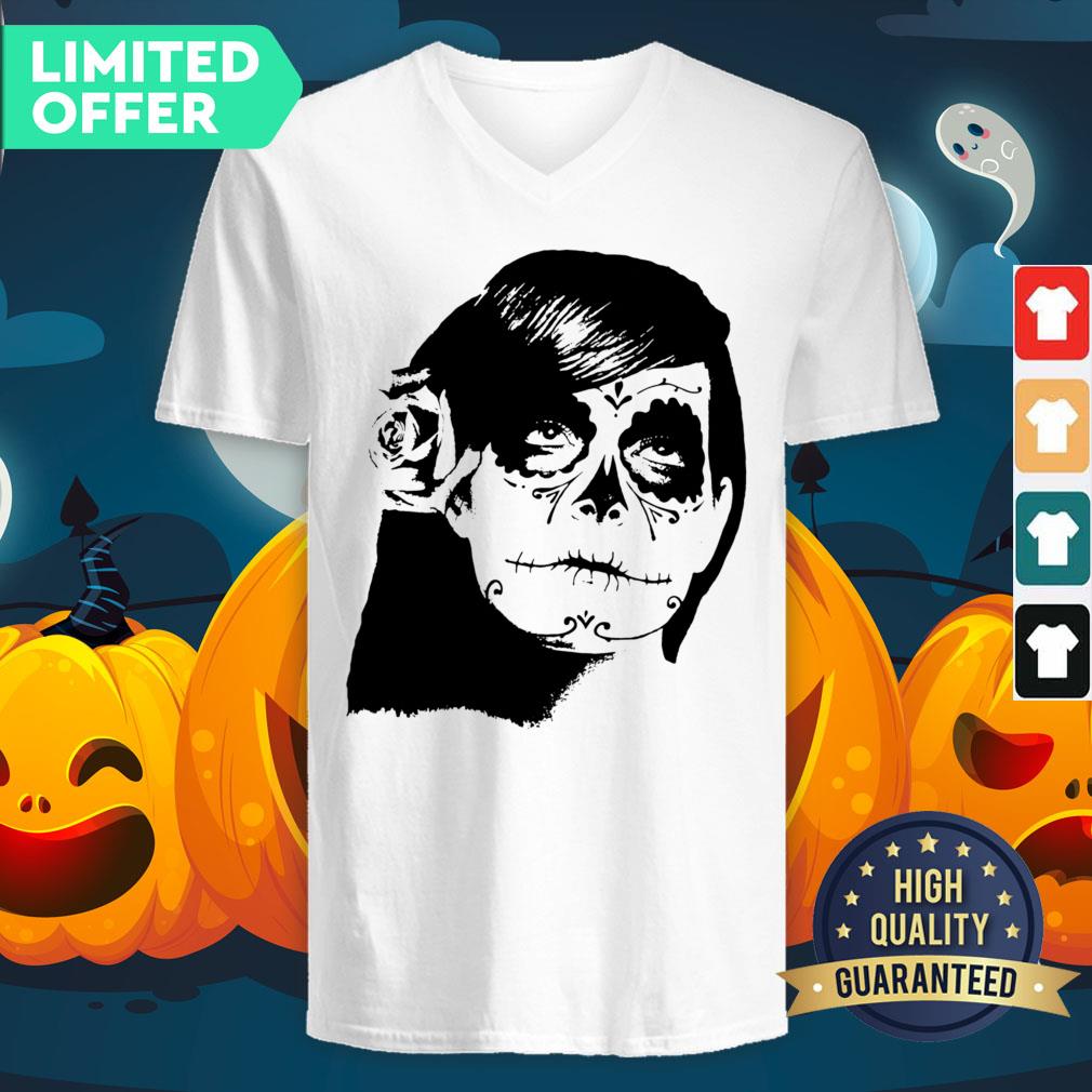 Day Of The Dead Dia De Muertos Sugar Skull Lady Girl Shirt