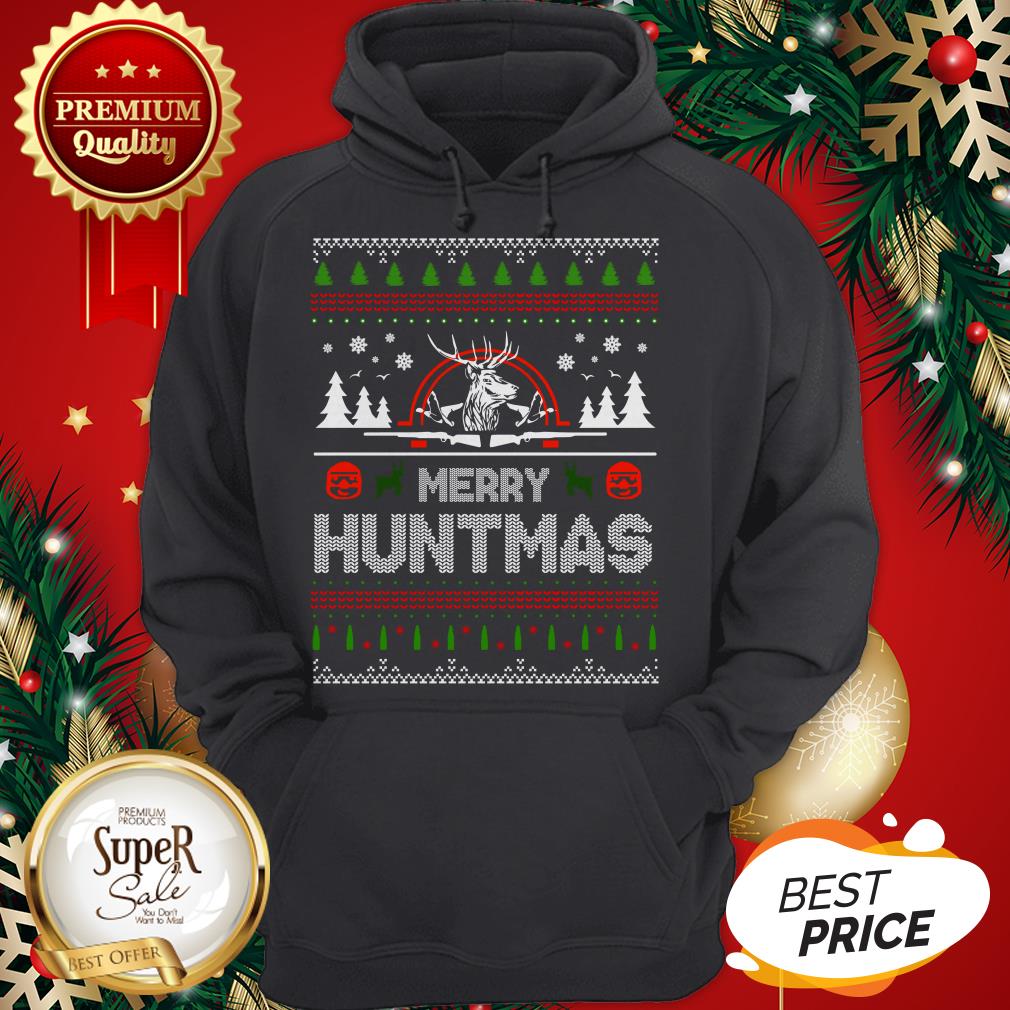 Deer Hunting Merry Huntmas Ugly Christmas Shirt