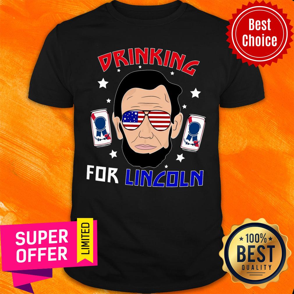 Drinking For Lincoln American Flag Shirt