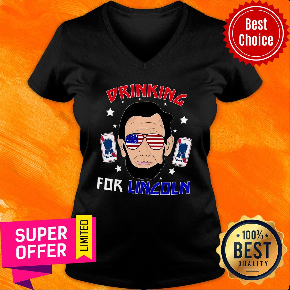Drinking For Lincoln American Flag Shirt
