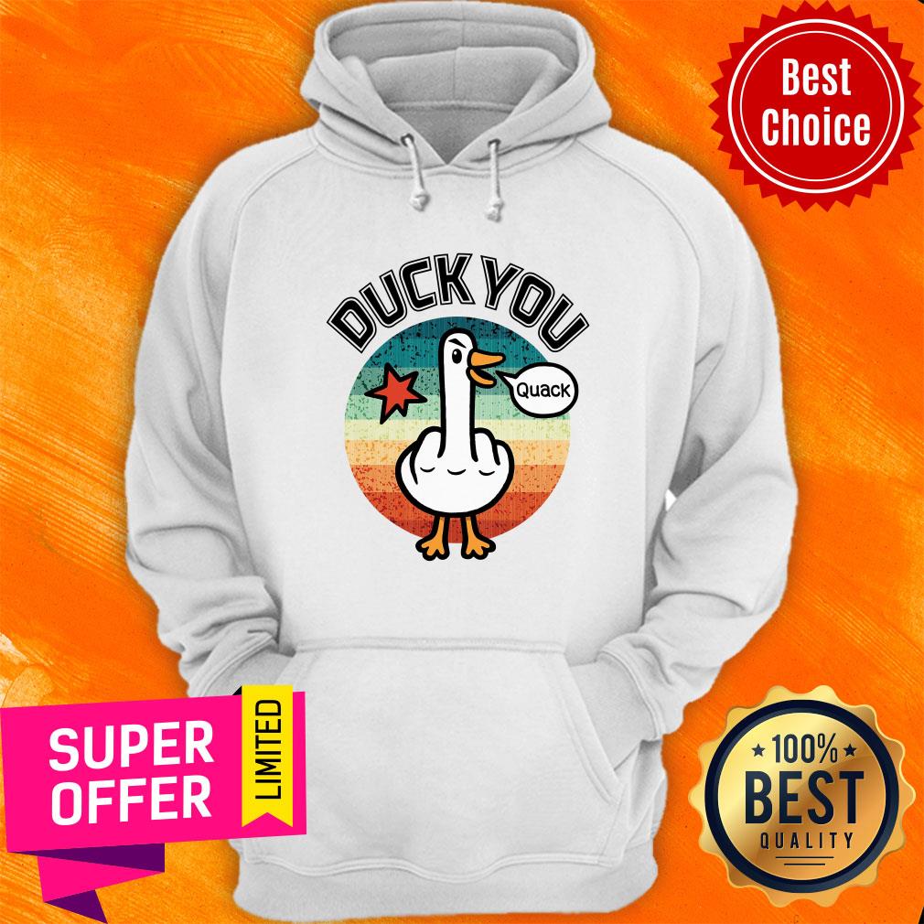 Duck You Quack Vintage Retro Shirt