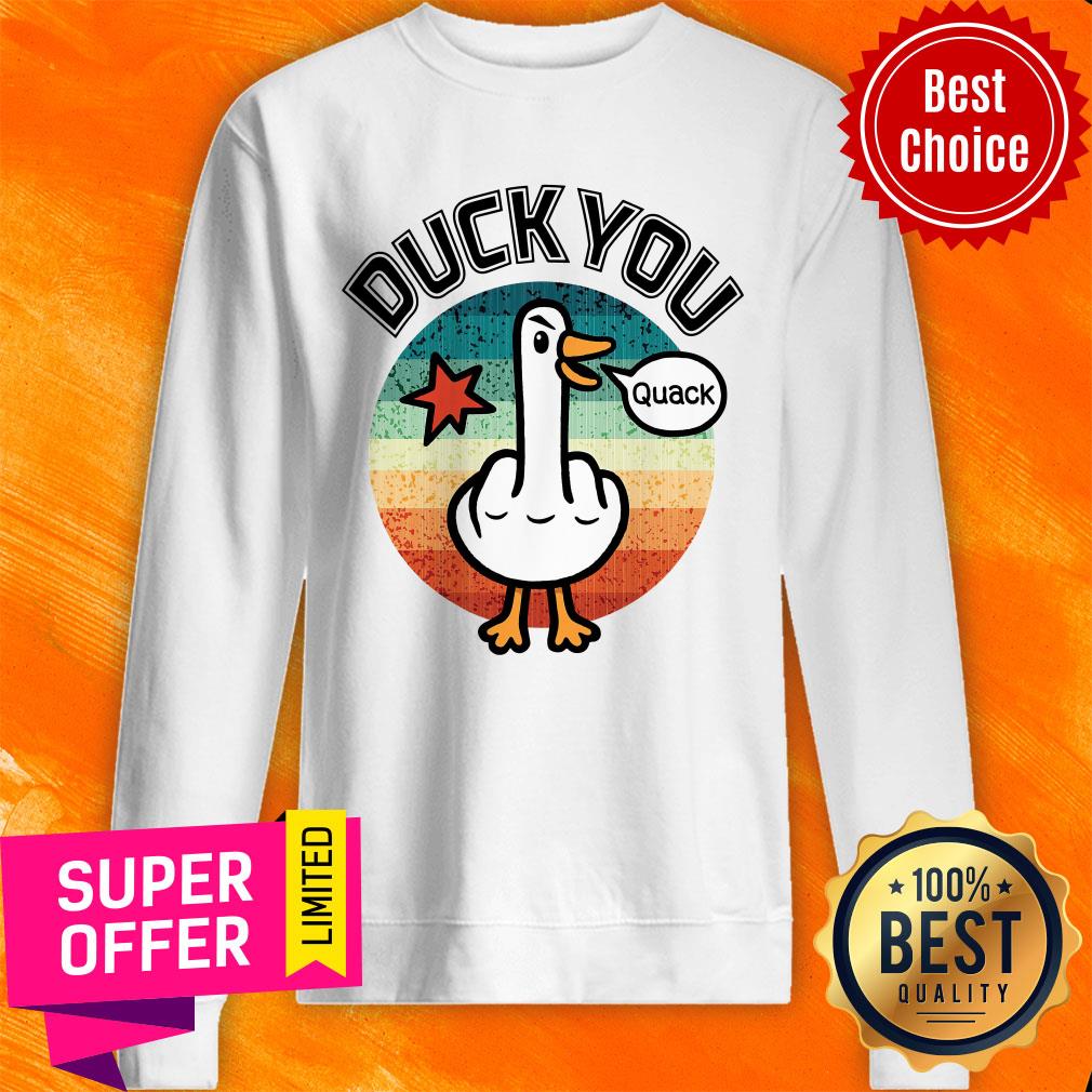 Duck You Quack Vintage Retro Shirt