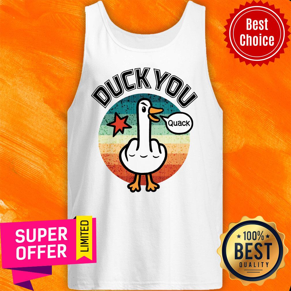 Duck You Quack Vintage Retro Shirt