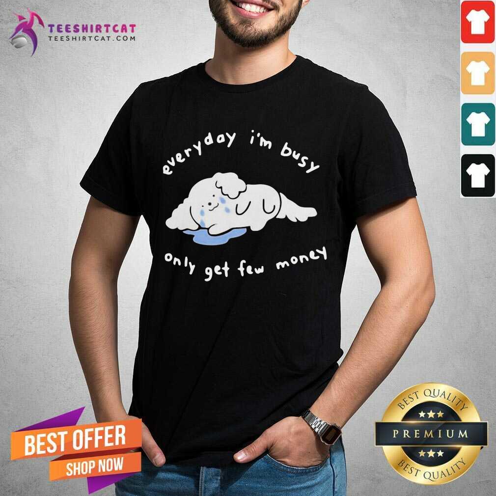Everyday I Am Busy Only Get Few Money Shirt