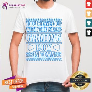 Happy Gaming Gamer Gambling Headphones Video Games Video Game Boy T-Shirt