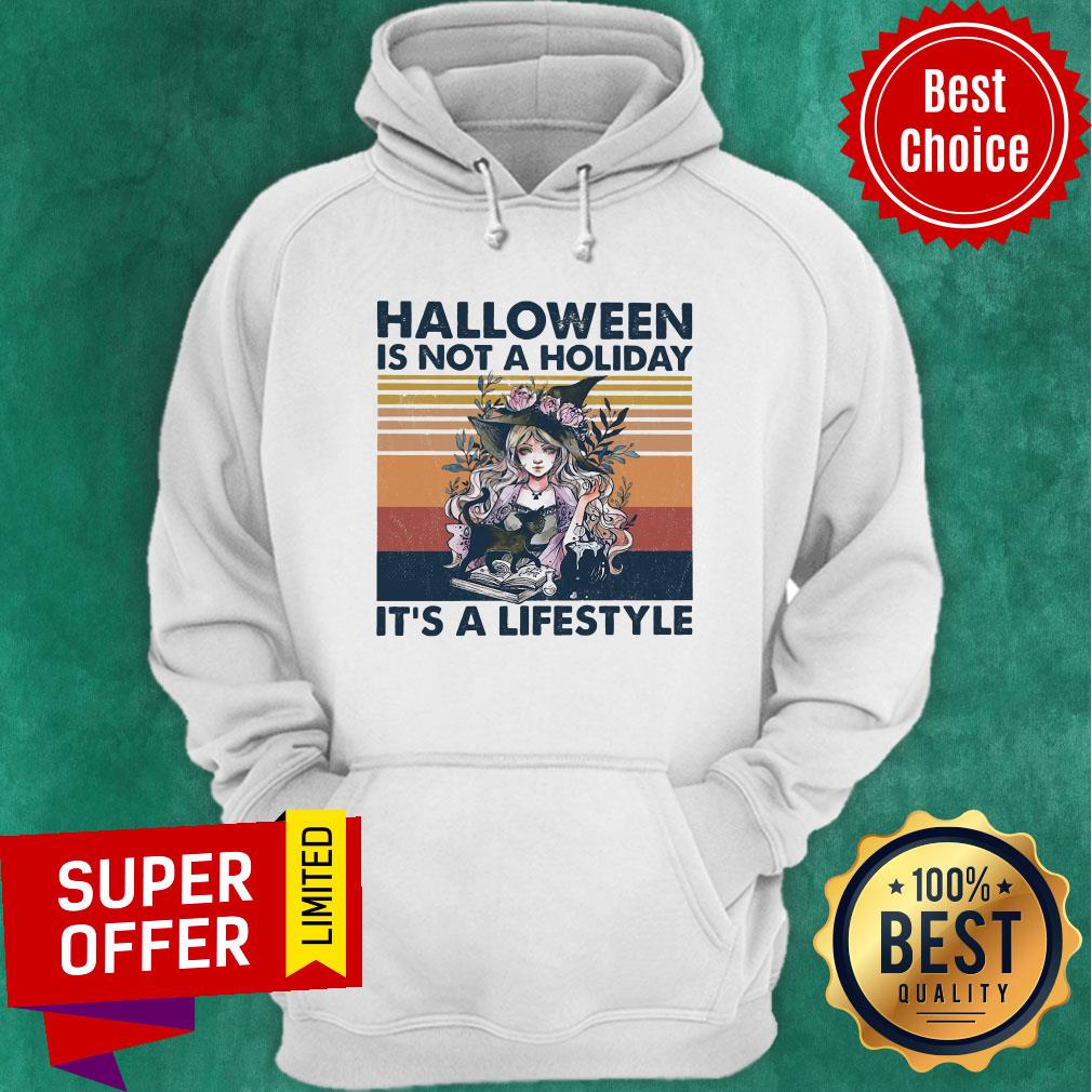 Halloween Is Not A Holiday It's A Lifestyle Vintage Retro Shirt
