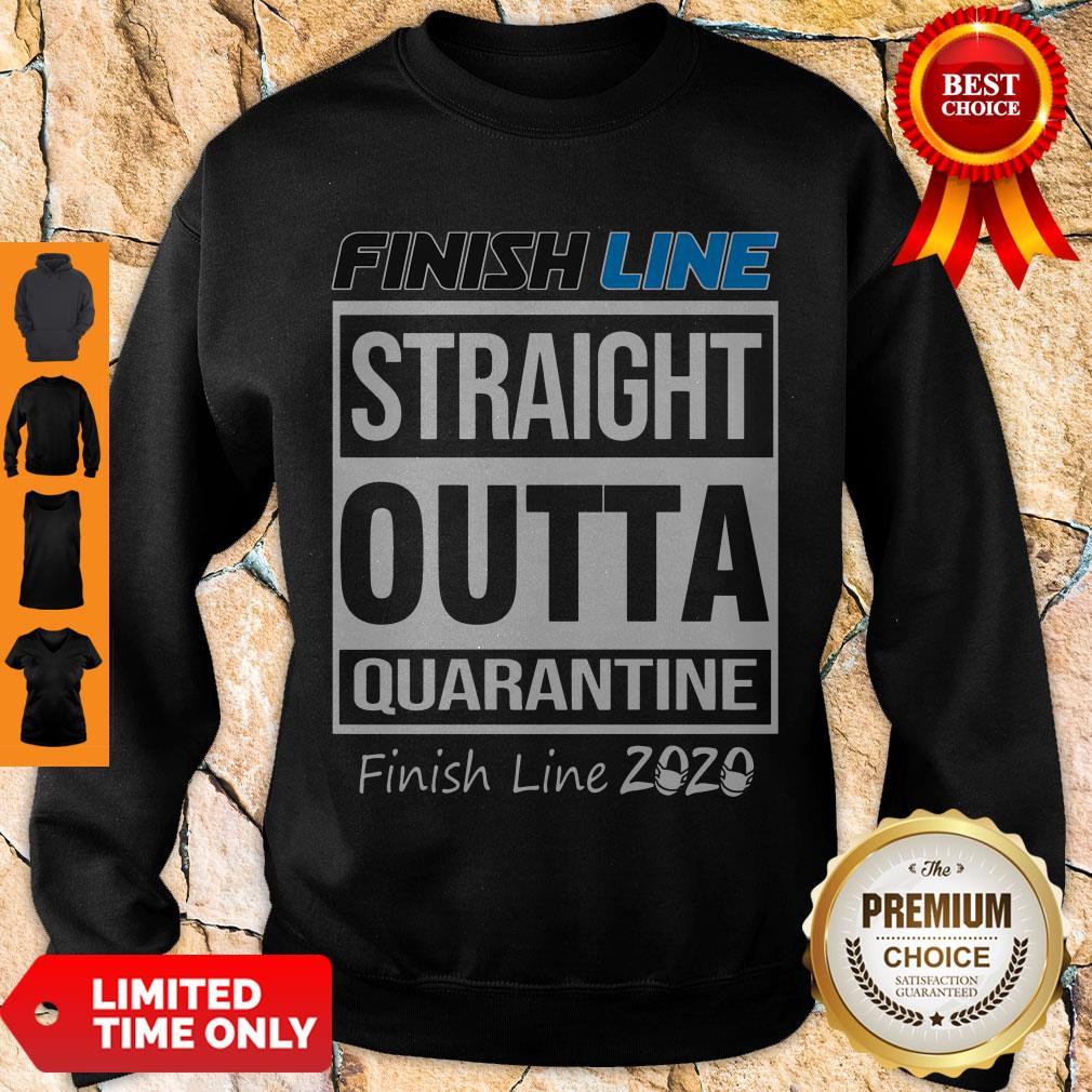 Finish Line Straight Outta Quarantine Finish Line 2020 Shirt