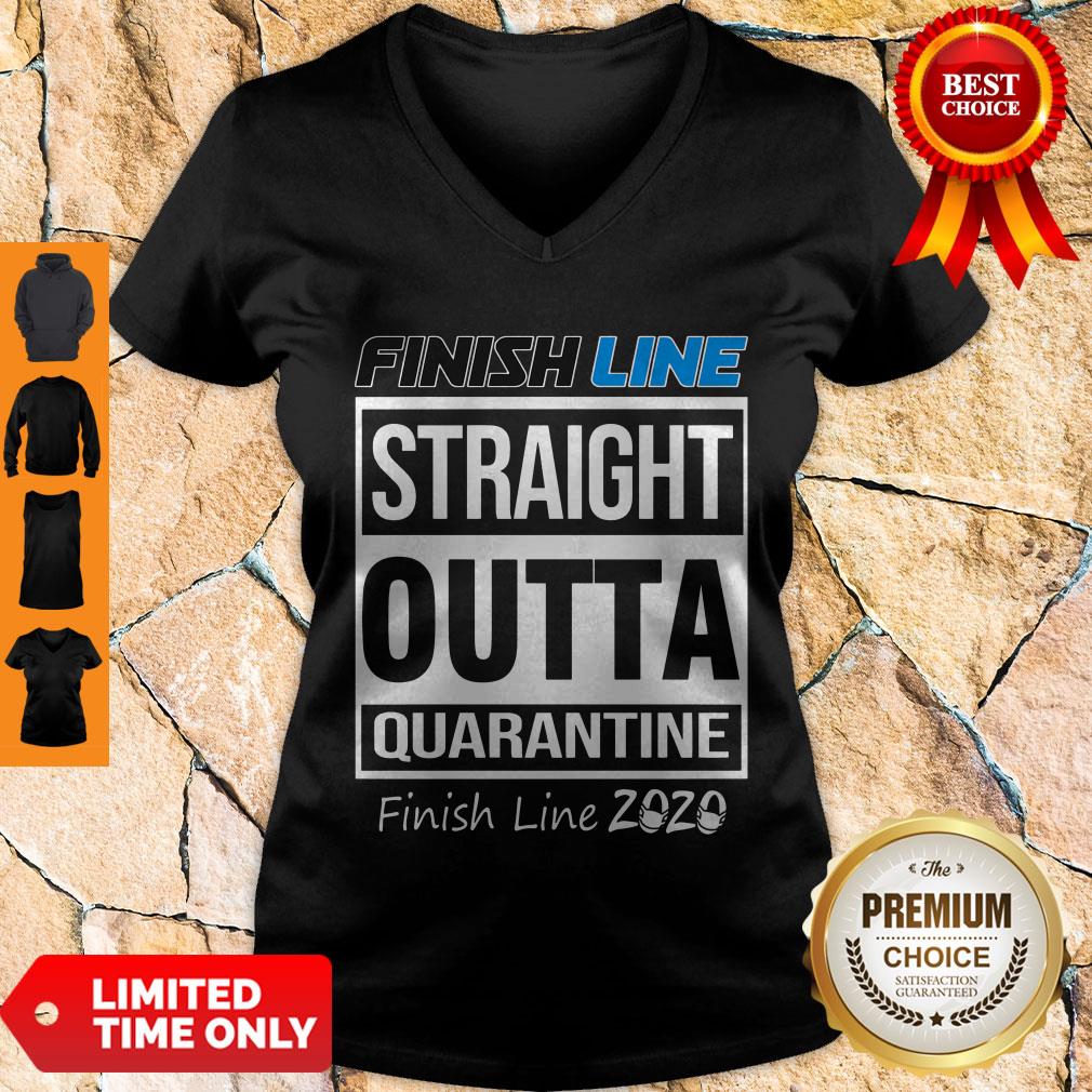 Finish Line Straight Outta Quarantine Finish Line 2020 Shirt