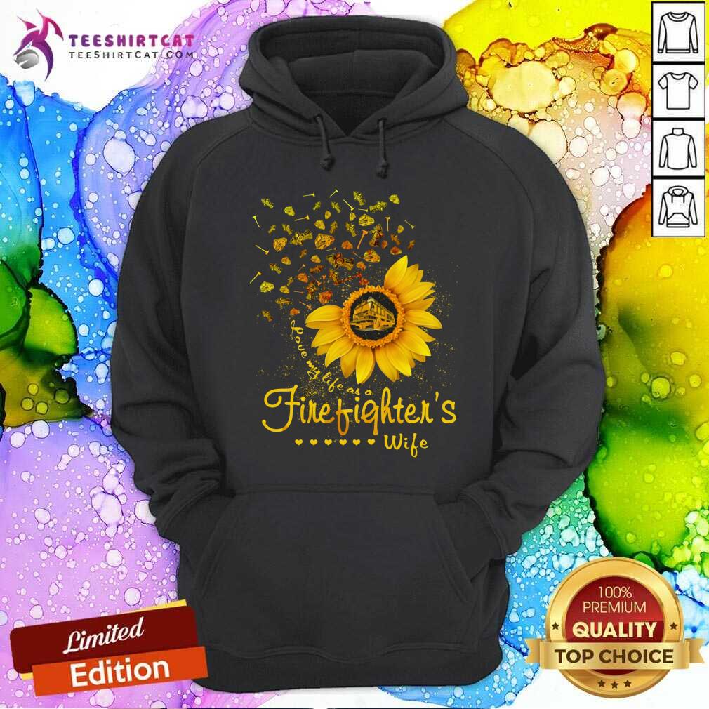 Firefighters Wife Sunflower Shirt