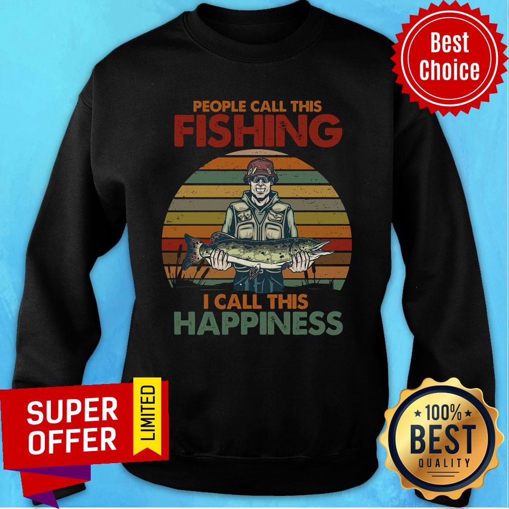 Fishing I Call This Happiness Vintage Shirt