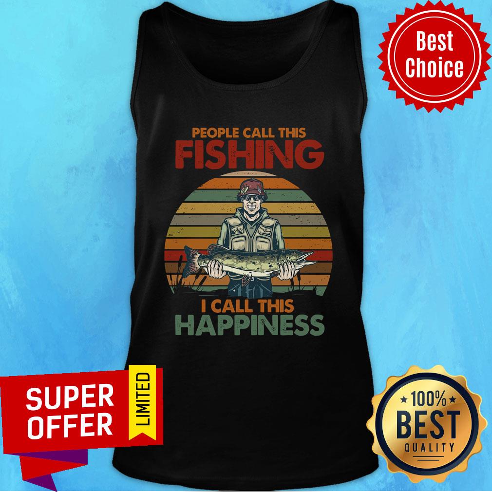 Fishing I Call This Happiness Vintage Shirt