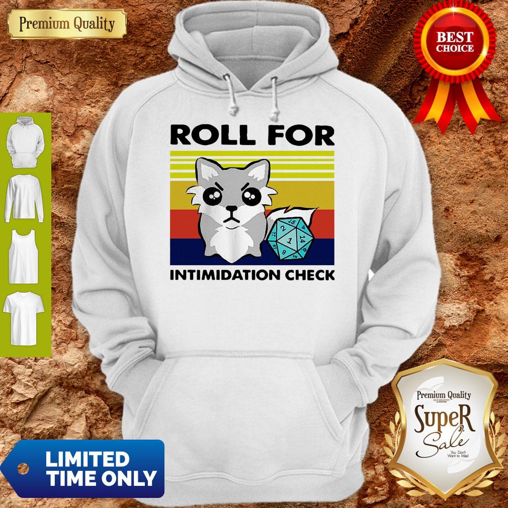 Fox Roll For Intimidation Check Vintage Shirt