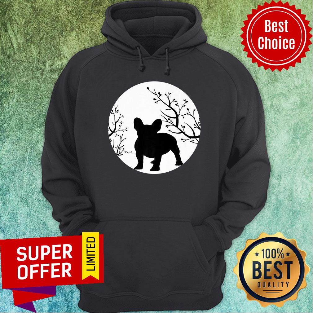 French Bulldog Dog Full Moon Howl Funny Frenchie Lover Shirt