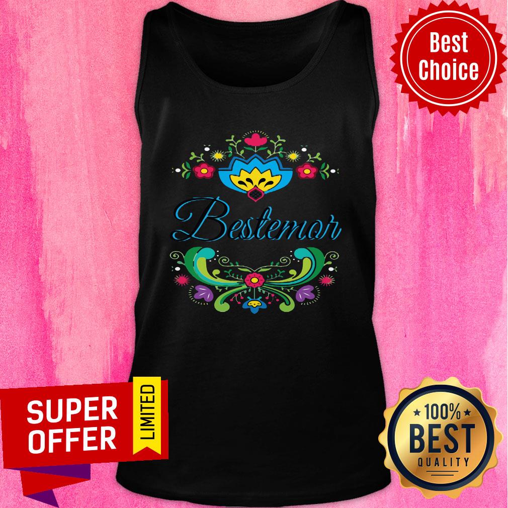 Funny Bestemor Norwegian Rosemaling Shirt