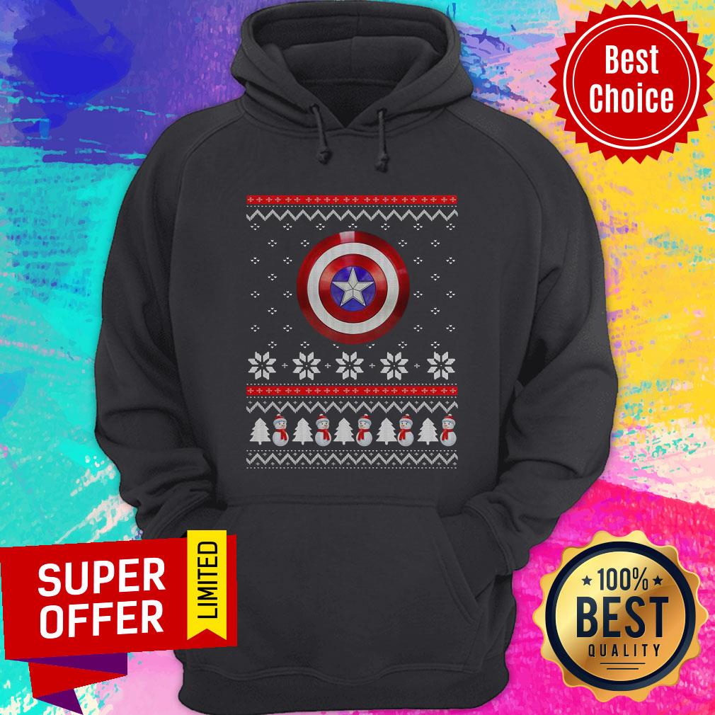 Funny Captain America Ugly Christmas Shirt