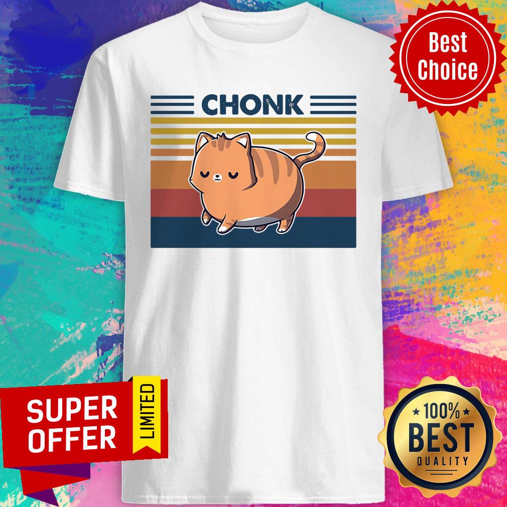 Funny Cat Chonk Vintage Shirt