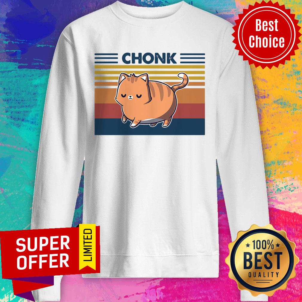 Funny Cat Chonk Vintage Shirt