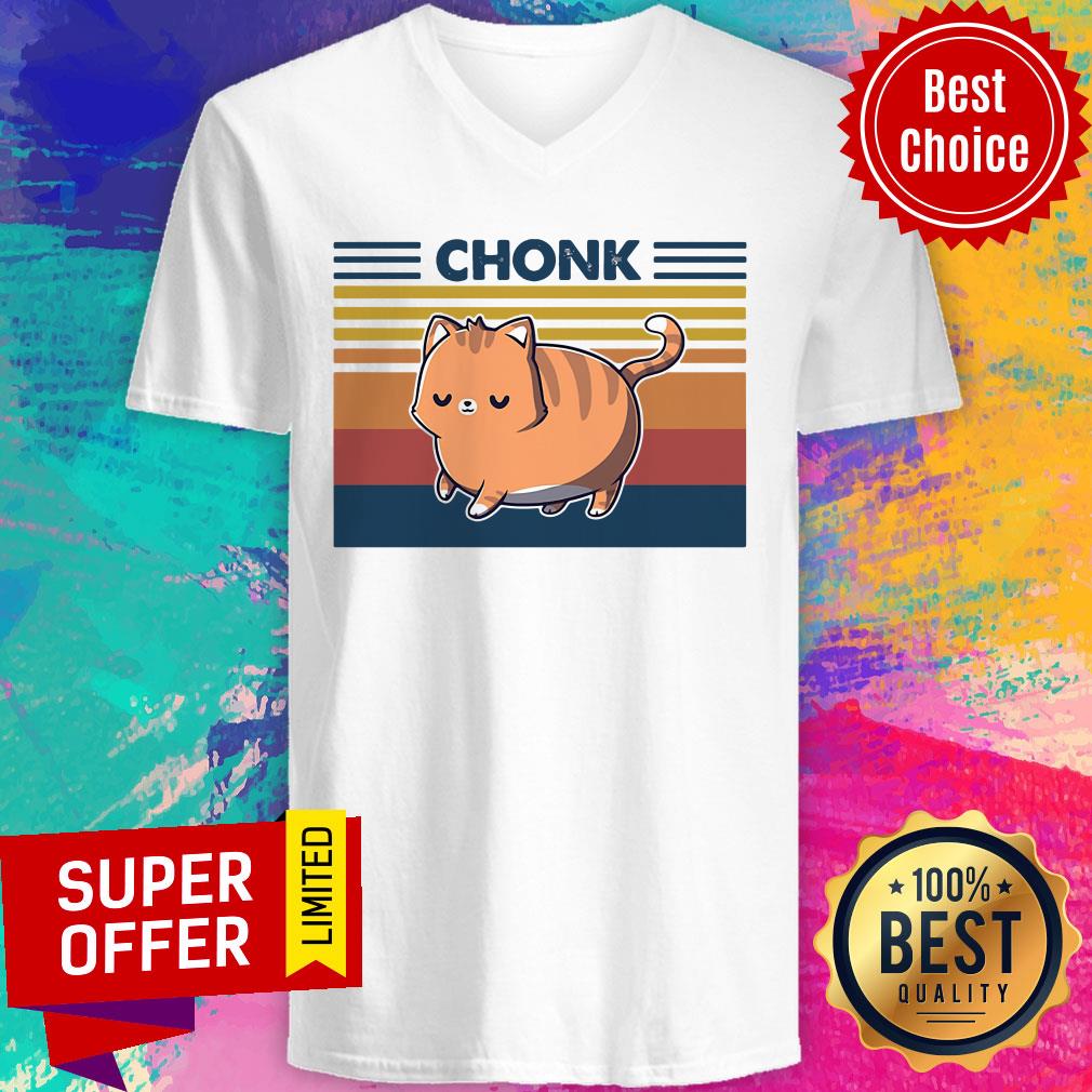 Funny Cat Chonk Vintage Shirt