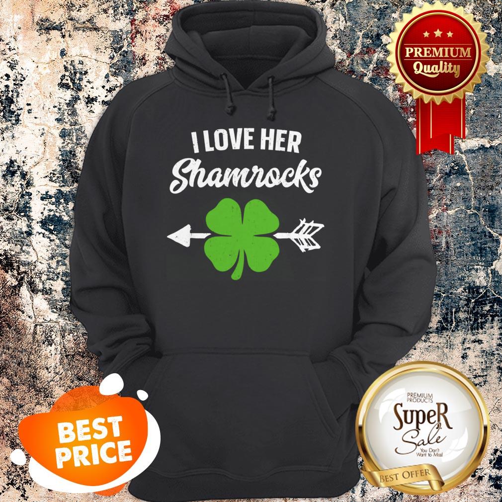 Funny Couples St Patricks Day I Love Her Shamrocks Shirt