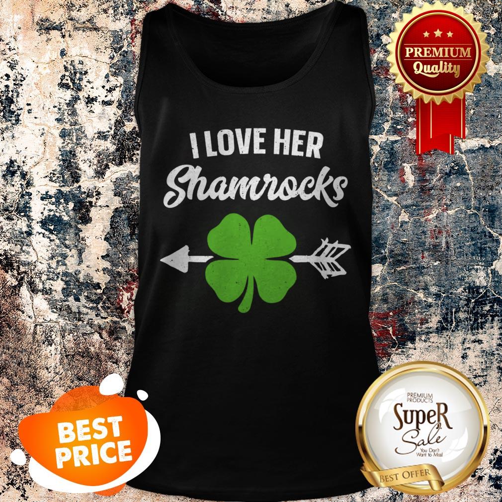 Funny Couples St Patricks Day I Love Her Shamrocks Shirt