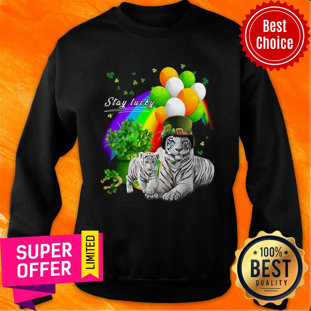 Funny Cute Tiger Patricks Day Shirt