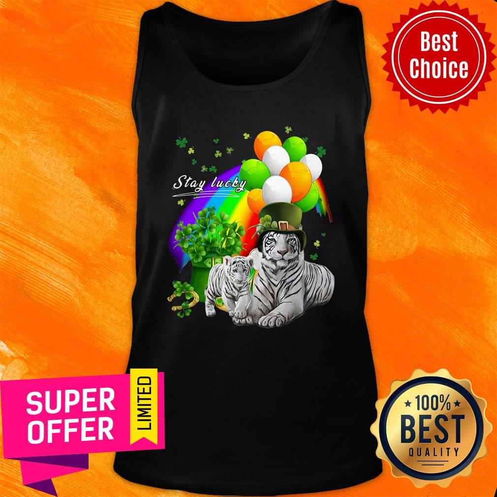 Funny Cute Tiger Patricks Day Shirt