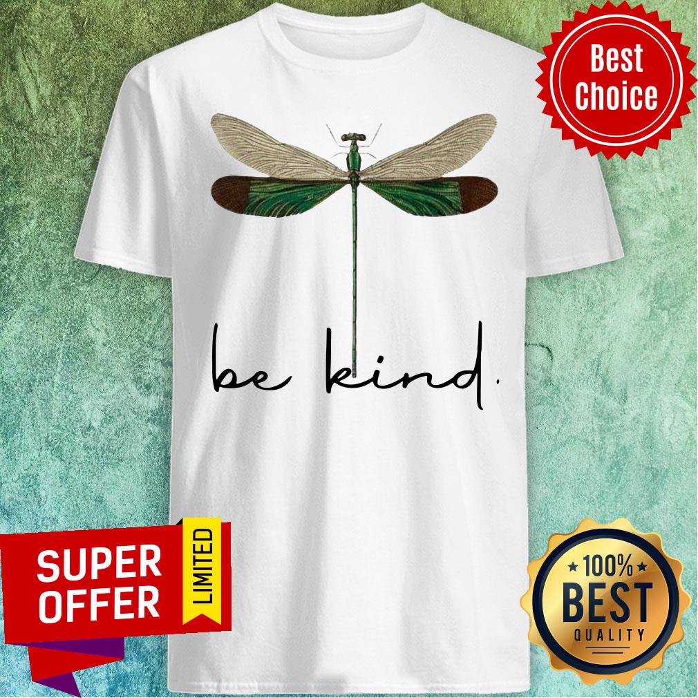 Funny Dragonfly Be Kind Shirt