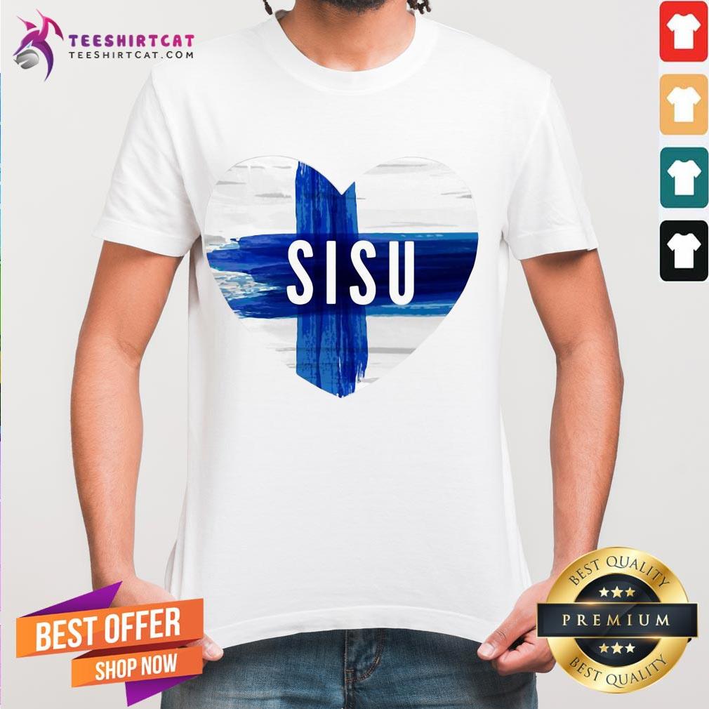 Funny Finnish Heart SISU Shirt