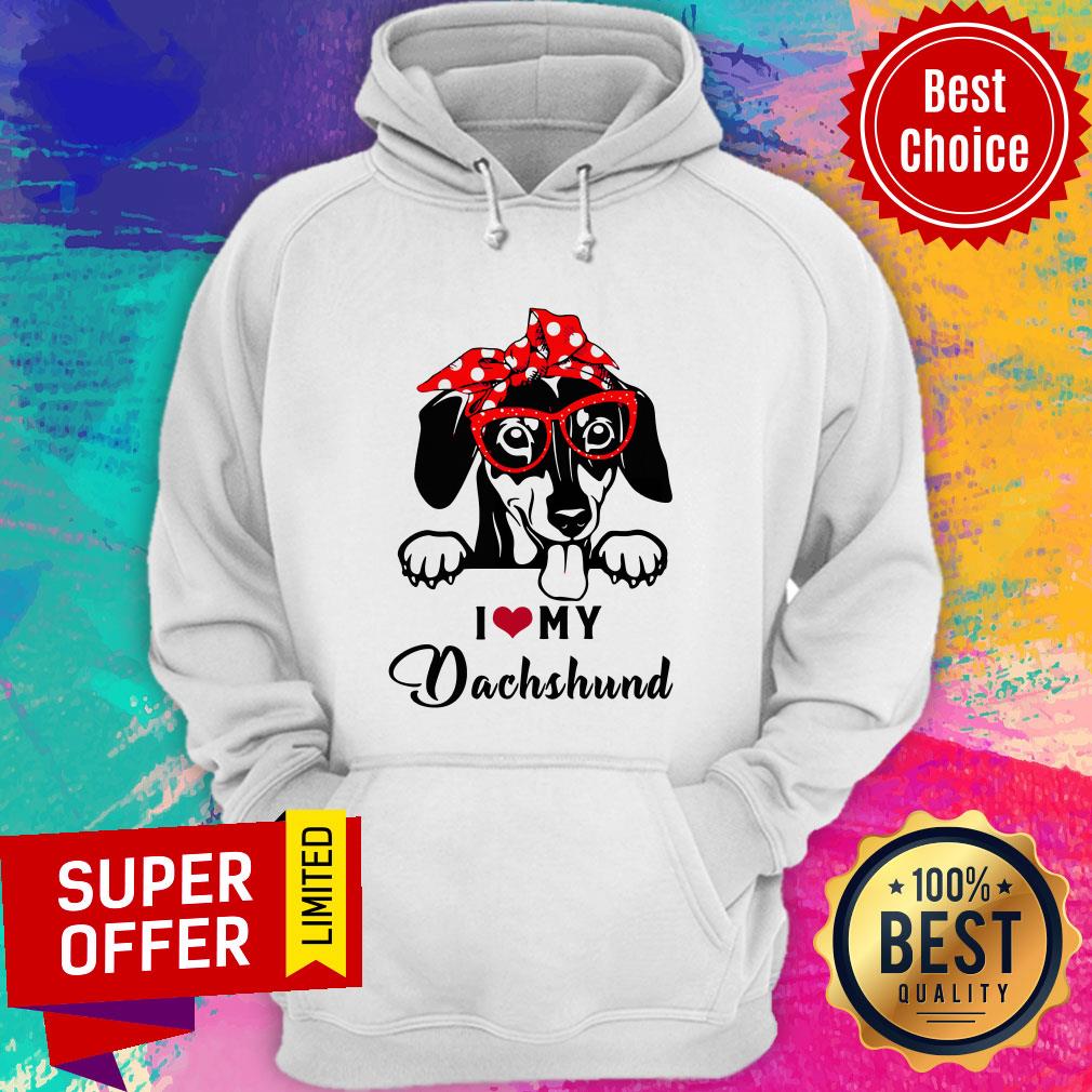 Funny I Love Dog Dachshund Shirt