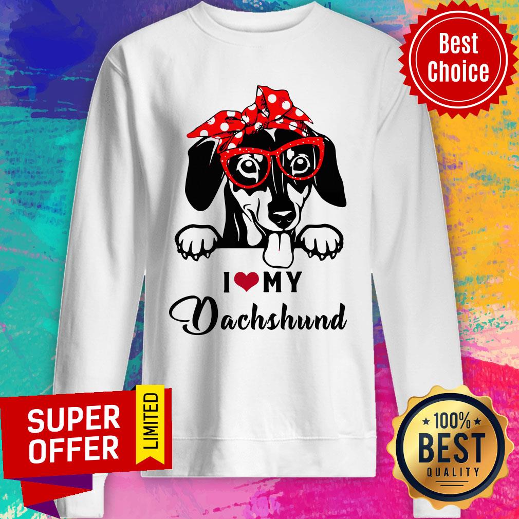Funny I Love Dog Dachshund Shirt