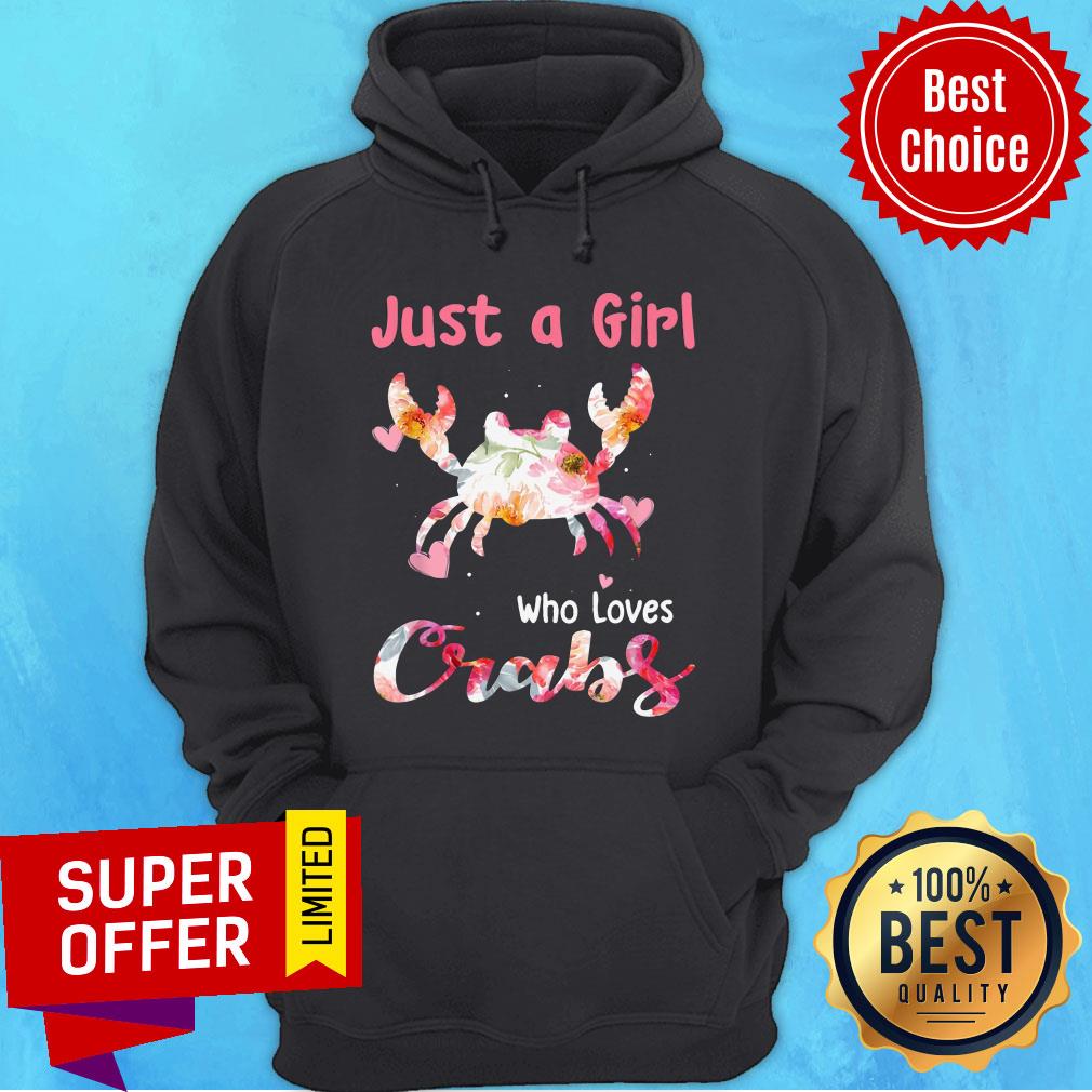 Funny Just A Girl Who Loves Crabs Shirt