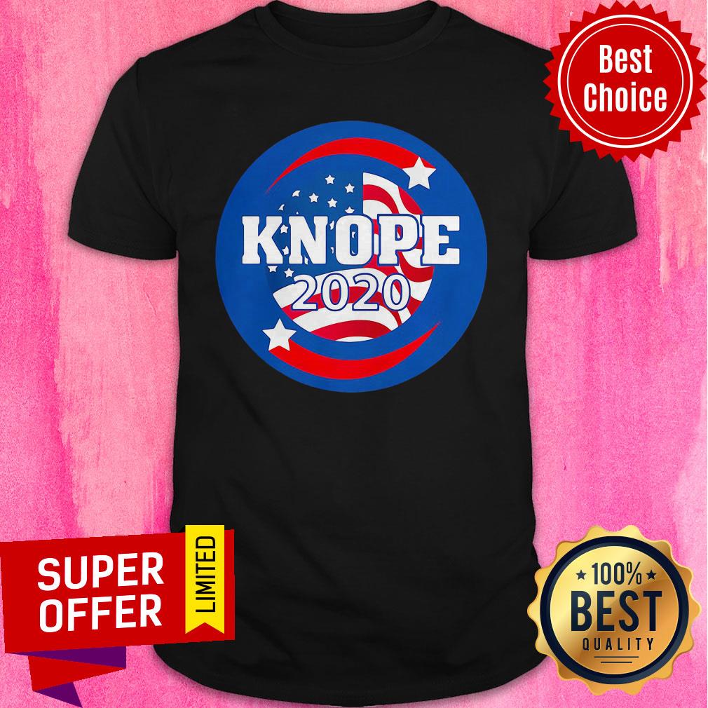 Funny Leslie Knope For President 2020 American Flag Independence Day Shirt