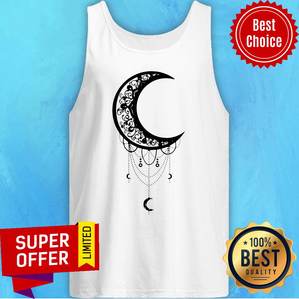 Funny Moon Aesthetic Lunar Artsy Goth Witchy Shirt