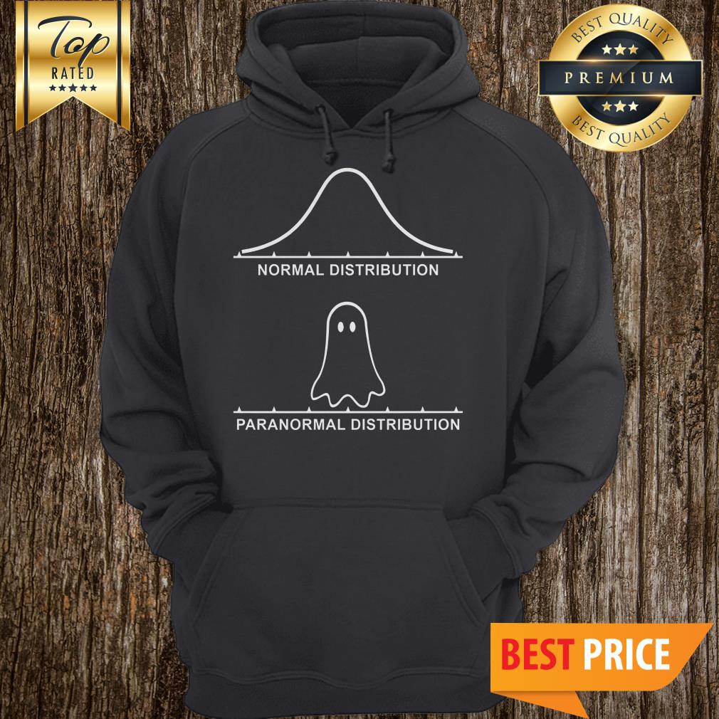 Funny Paranormal Distribution Graph Stats Spooky Ghost Shirt