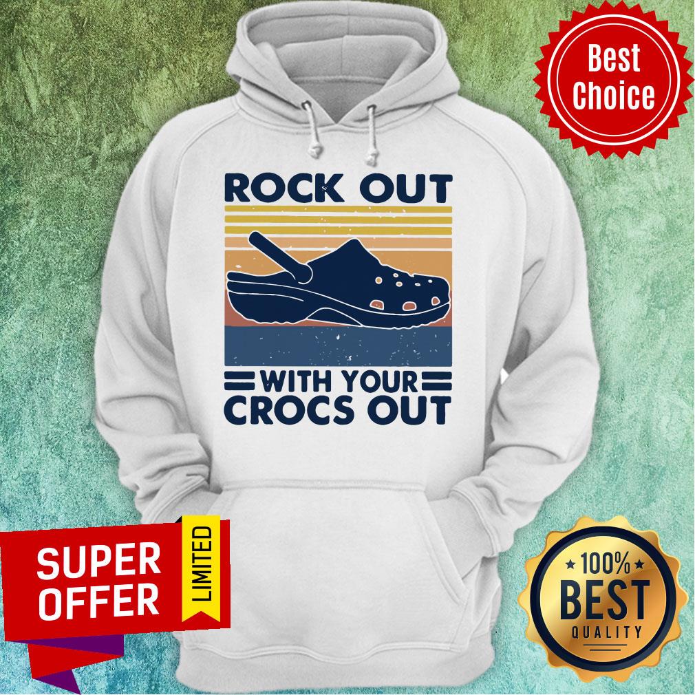 Funny Rock Out With You Crocs Out Vintage Shirt
