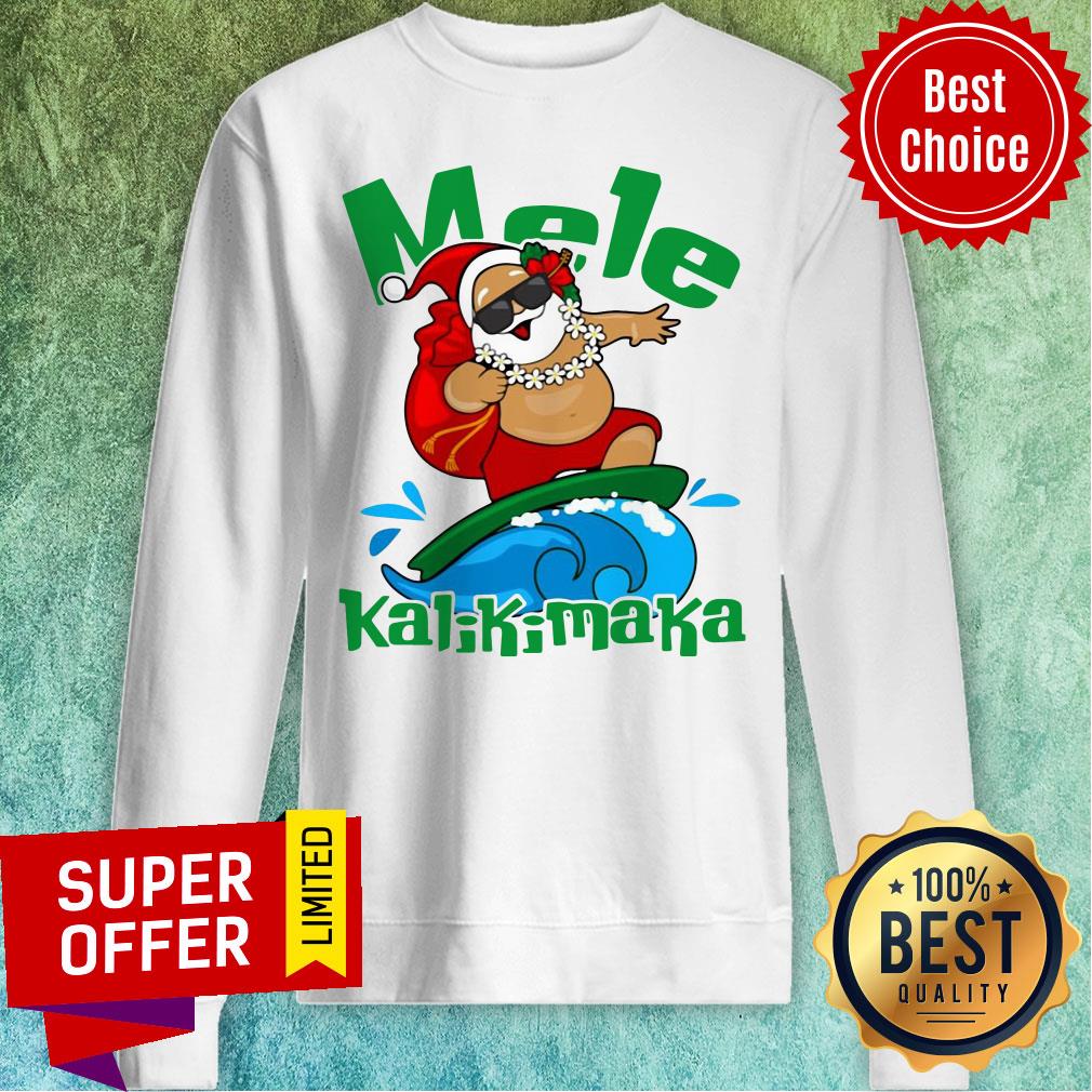 Funny Santa Claus Mele Kalikimaka Christmas Shirt