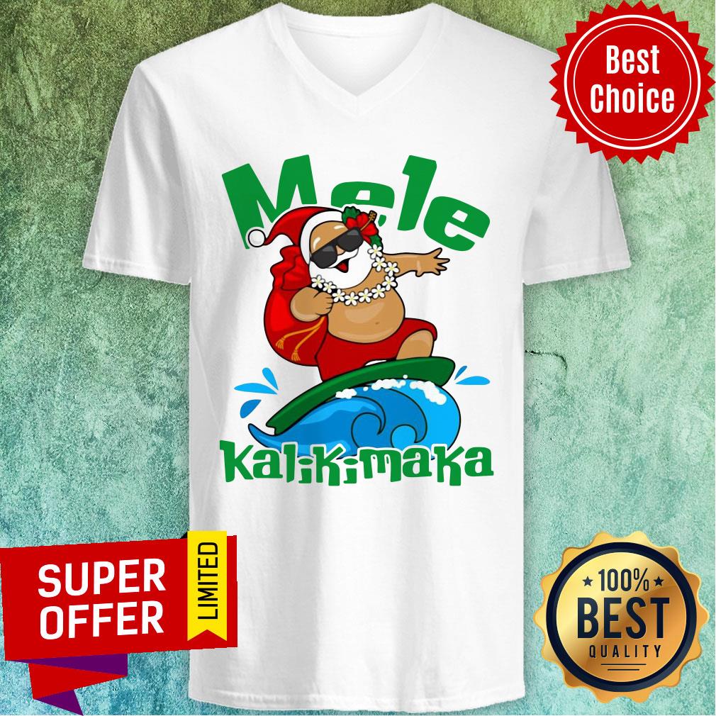Funny Santa Claus Mele Kalikimaka Christmas Shirt