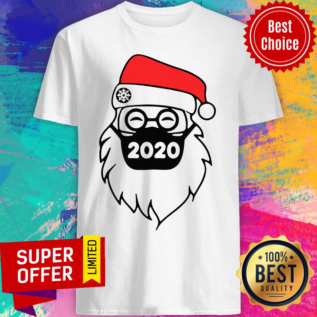 Funny Santa Wearing Mask 2020 Christmas Shirt