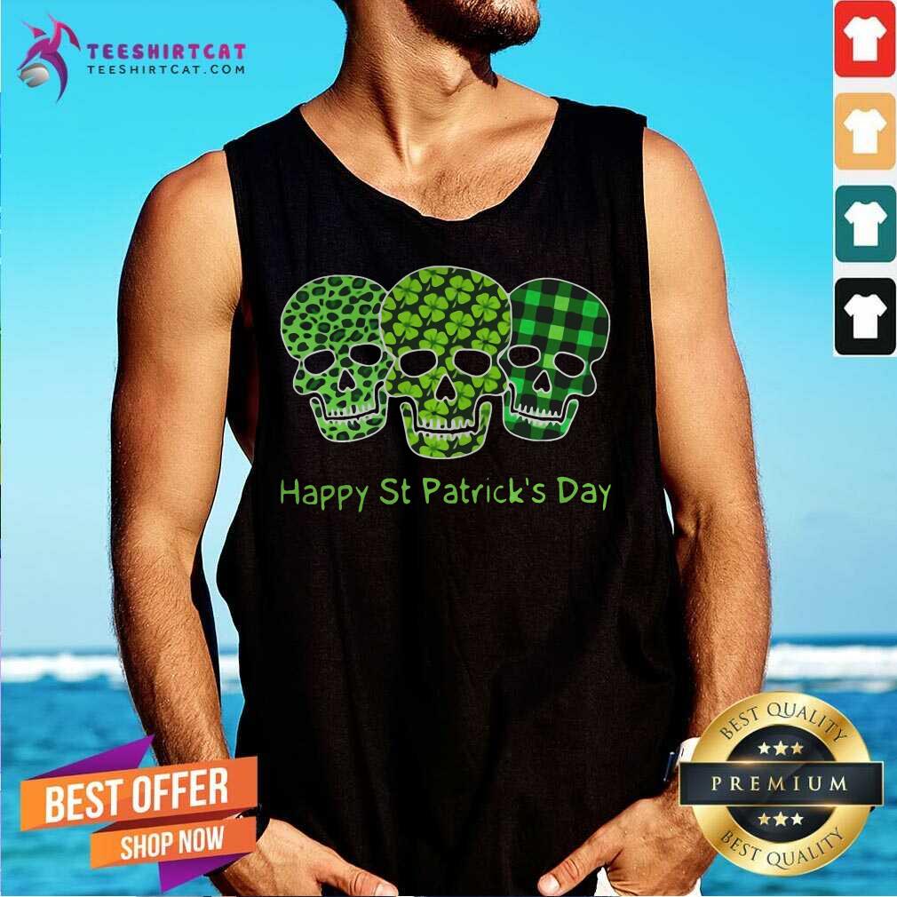 Funny Skulls Happy St Patricks Day Shirt
