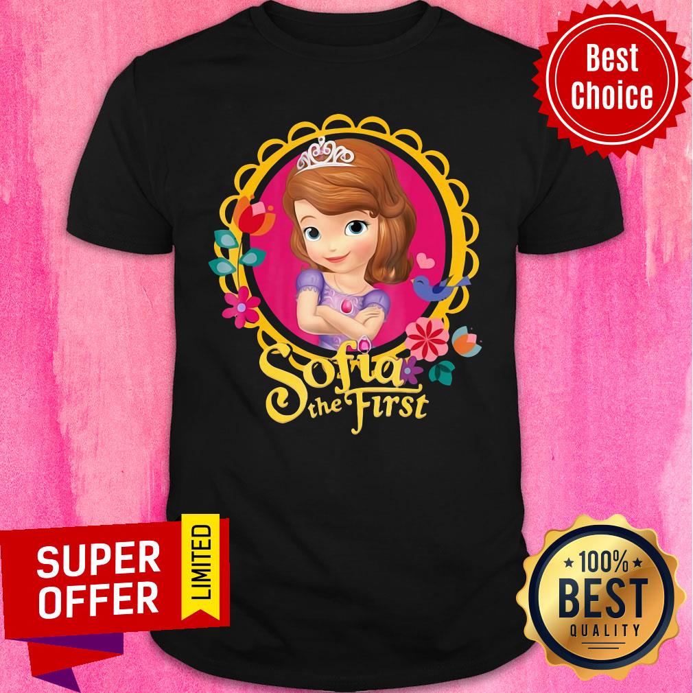Funny Sofia The First Sofia Dainty Border Shirt