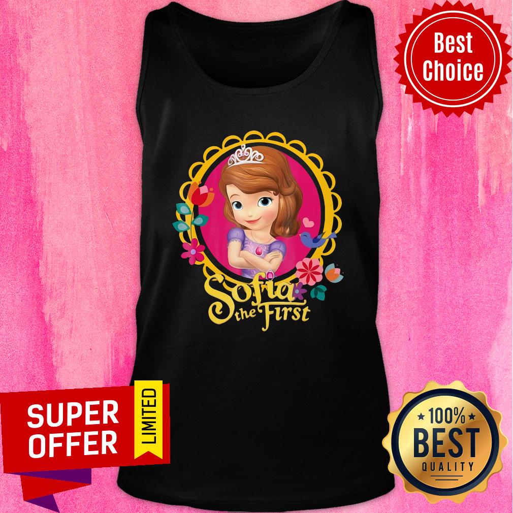 Funny Sofia The First Sofia Dainty Border Shirt