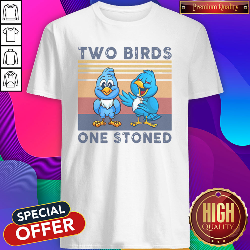 Funny Two Birds One Stondes Vintage Shirt