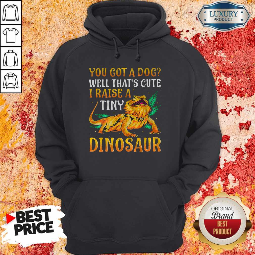 Funny You Got A Dog Well That’s Cute I Raise A Tine Dinosaur Shirt