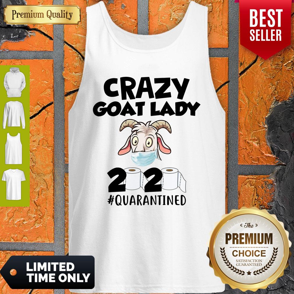 Premium Crazy Goat Lady 2020 Quarantined Shirt