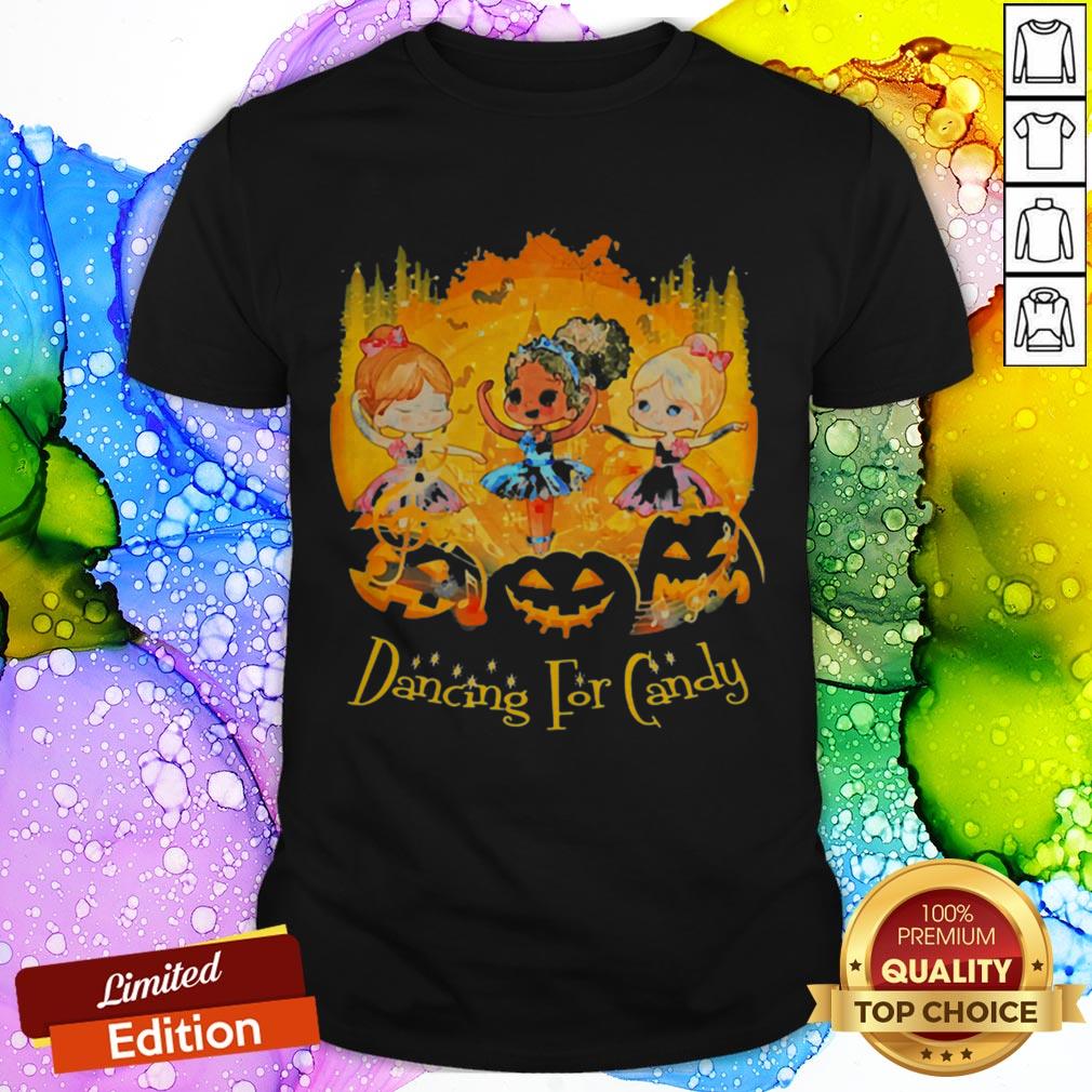 Girls Dancing For Candy Halloween Shirt